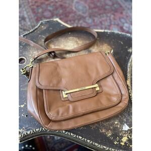 Coach Vintage Taylor Saddle Brown Leather Crossbody Purse F27481